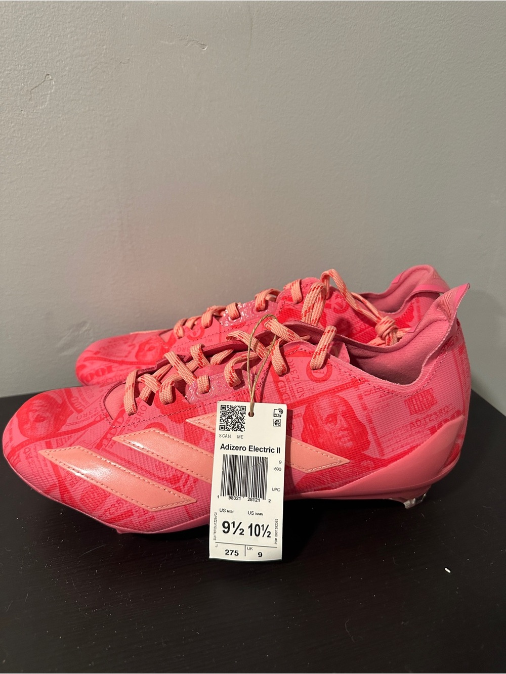 adidas Adizero Electric II Pink Men's Football Cleats